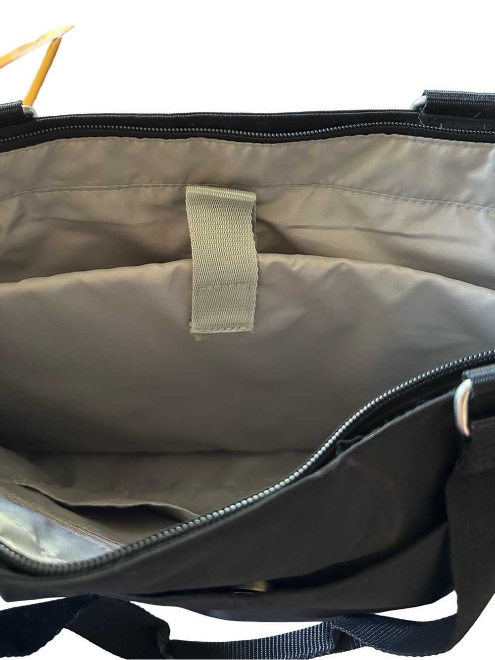 Baggallini Boulevard Laptop Tote Back Shoulder Strap Black - Picture 6 of 8
